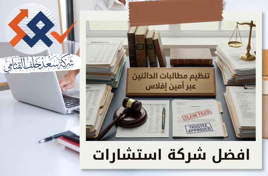 شركة تنظيم مطالبات الدائنين عبر أمين إفلاس في حي حطين