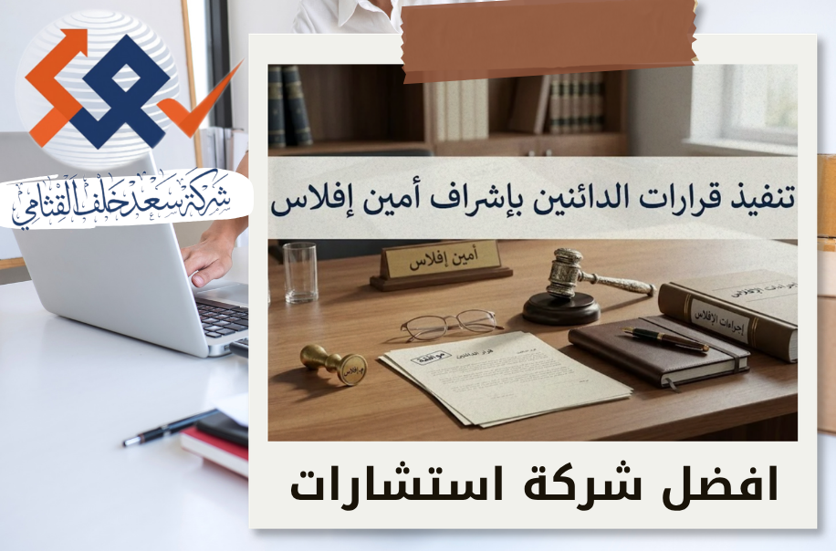 تنفيذ قرارات الدائنين بإشراف أمين إفلاس في الرياض