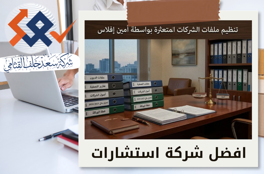 شركة تنظيم ملفات الشركات المتعثرة بواسطة أمين إفلاس