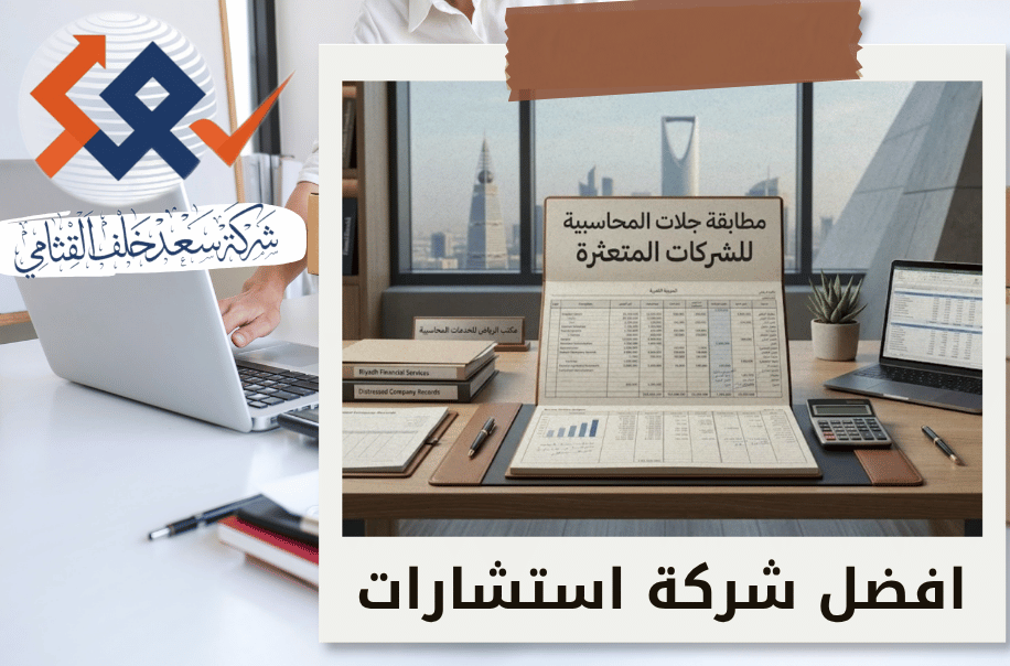 مطابقة السجلات المحاسبية للشركات المتعثرة في الرياض