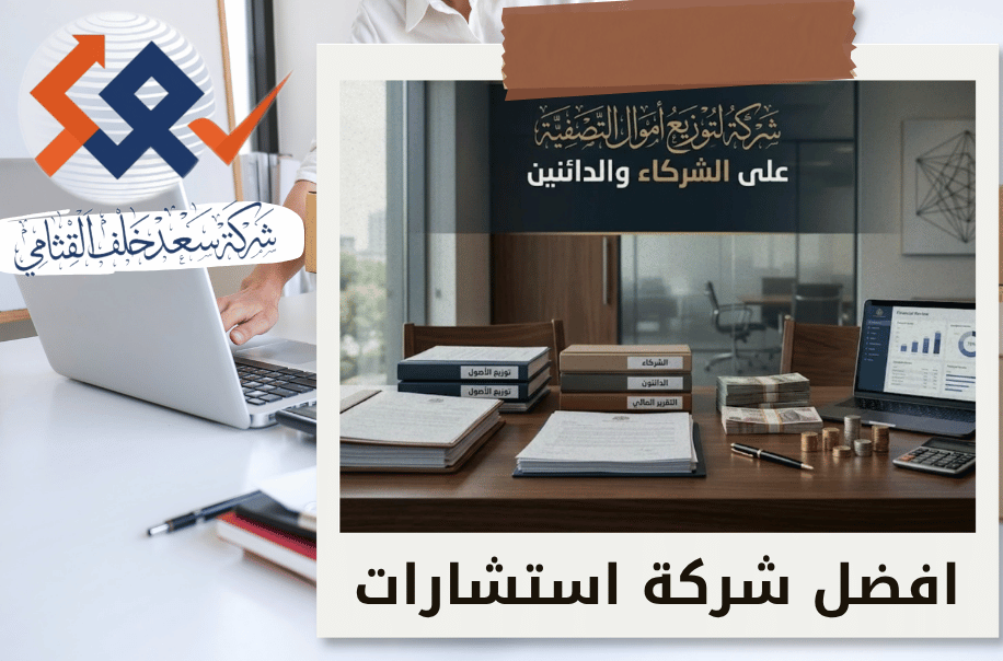 شركة لتوزيع أموال التصفية على الشركاء